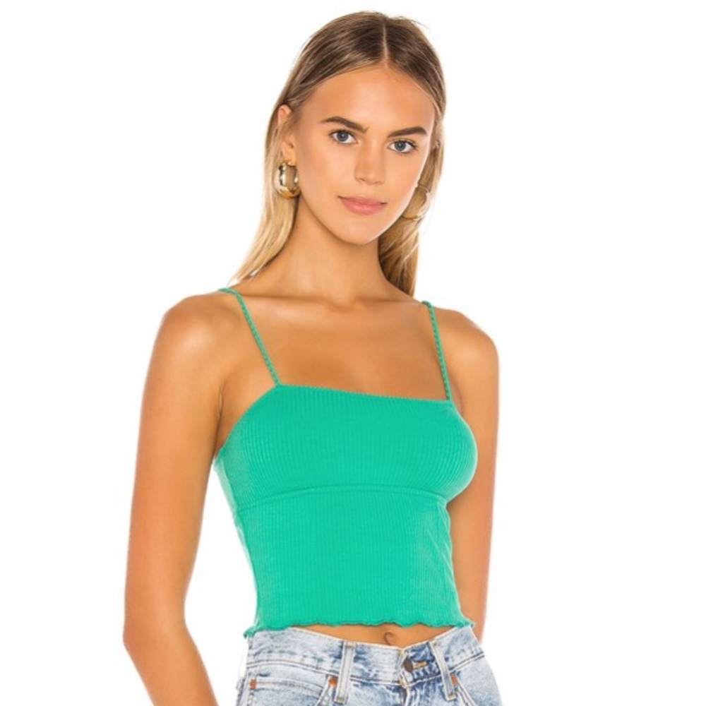 Superdown Green Cami Top From Revolve - image 1